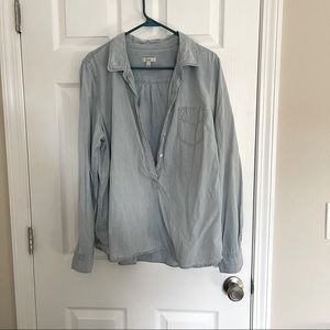 J. Crew Denim Popover